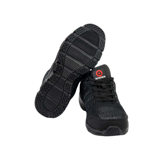 Półbuty robocze bez podnoska AVACORE LUMO czarne z szarymi elementami OB EN20347 - obrazek 4