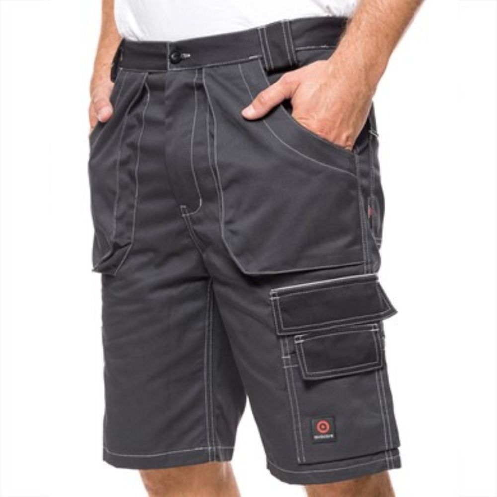 krótkie spodenki robocze, wygodne spodenki robocze, spodenki z bawełną