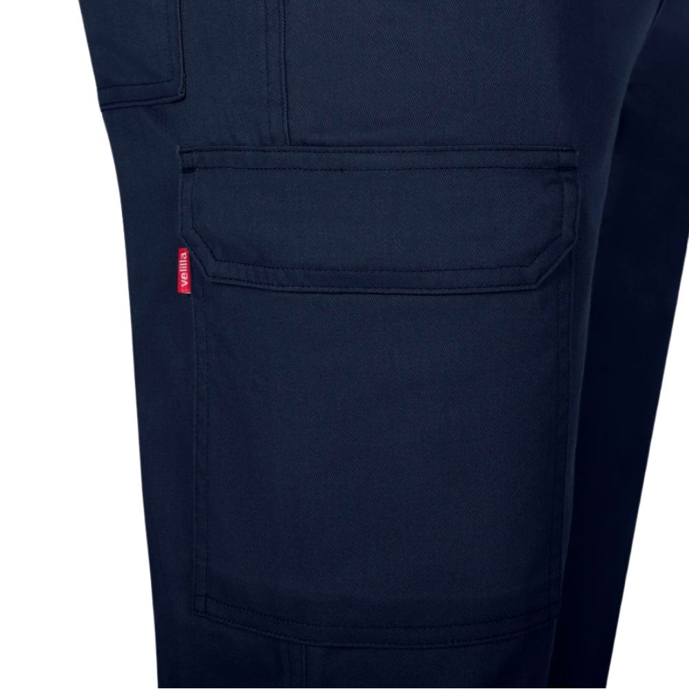 Klasyczne spodnie READY VELILLA granatowe - obrazek 5