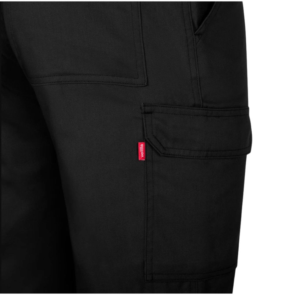 Klasyczne spodnie READY VELILLA czarne - obrazek 4